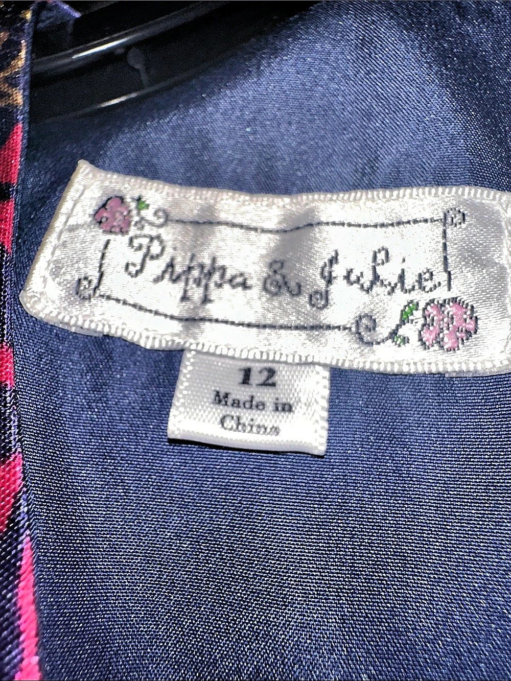Pippa & Julia Floral Party Dress in Purple & Pink Size 12 Like New - Picture 5 of 5